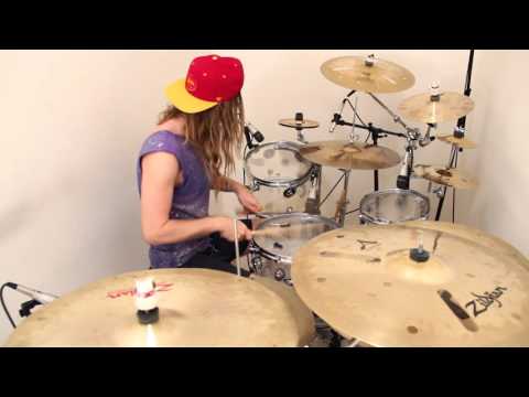 Drum Freestyle Mash-Up 38 - Rudiment Chopping/Grooving, Metric Modulation