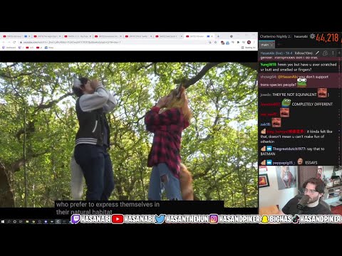 3/3 HasanAbi July 16, 2021 – Otherkin Furry Cringe React, Free Bleeding stunlock, Anthony Padilla