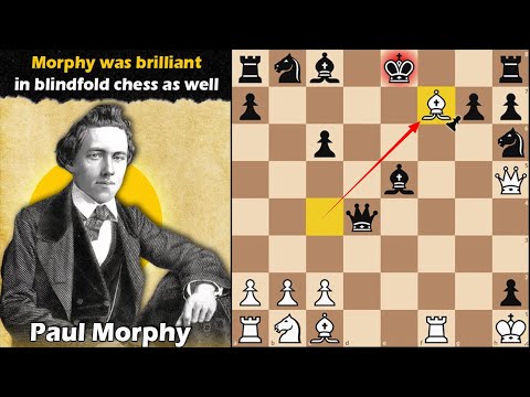 Morphy was brilliant in blindfold chess as well | Morphy vs Lichtenhein 1857