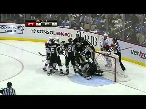 10-18-2010 - Ottawa Senators VS Pittsburgh Penguins Highlights