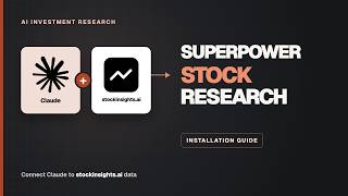 Stockinsights.ai plugin installation in Claude