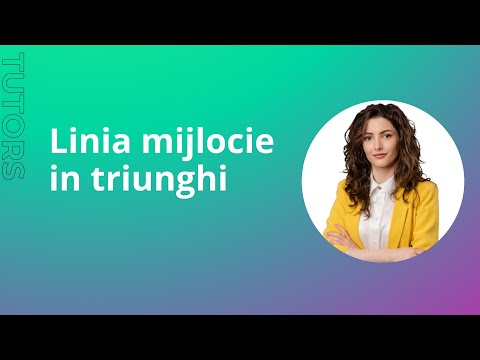 Linia mijlocie in triunghi