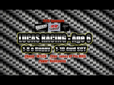 Lucas Racing Age 6 (Ft. Ronnie Setser)   SS Hobbies and Raceway