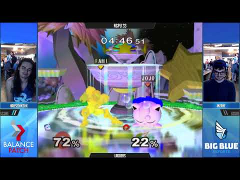 NGPU 33 SSBM - Shk Shk (Jigglypuff) vs. Inzane (Samus) - Melee Ladder