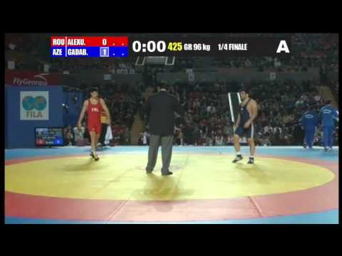 SWEC-2013 Alin ALEKSUC-CIARARIU (ROU) - Shalva GADABADZE (AZE) 1/4 final