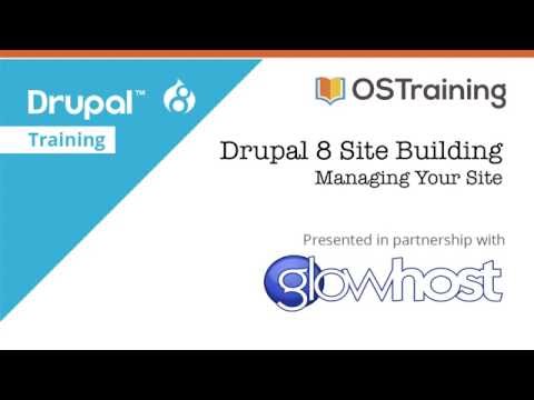Drupal 8 Site Building Lesson 1 Introduction to the Course