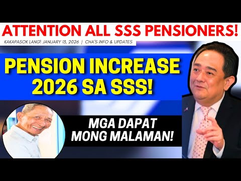 ✅ PENSION INCREASE 2026 SA SSS! MGA DAPAT MONG MALAMAN! | TO ALL SSS PENSIONERS! #sss #2ndTranche