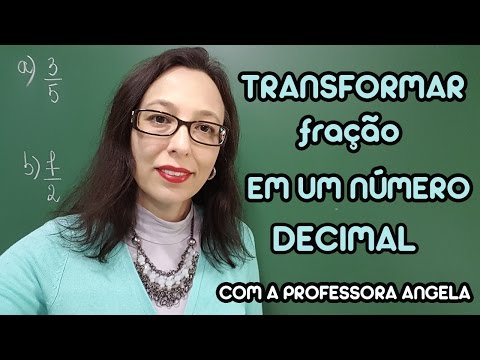 Converting a fraction to a decimal - Professor Angela