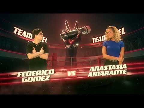¡Axel y Becky G preparan a Federico  y Anastasia para la batalla! - La Voz Argentina 2018