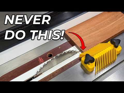 Biggest Table Saw Mistakes You're STILL Making!