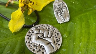 Lead-Free Pewter Pendants With Impression Dies