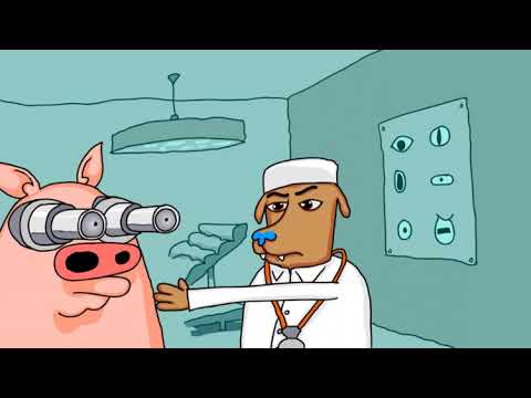 Varkentje Rund: Krijgt nieuwe ogen