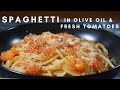 Spaghetti With Olive Oil And Tomatoes