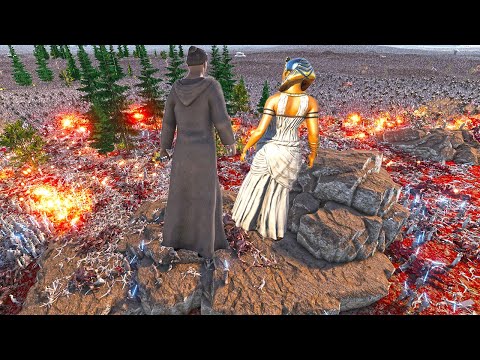 CAN JEDI knight & Cleopatra ARMY SURVIVE 6 MILLION GIANT TROLL, ORC & ZOMBIES ?? UEBS 2