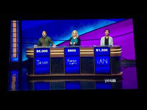 Jeopardy, Jason Zuffranieri DAY 18 - 1st Daily Double (9/24/19)