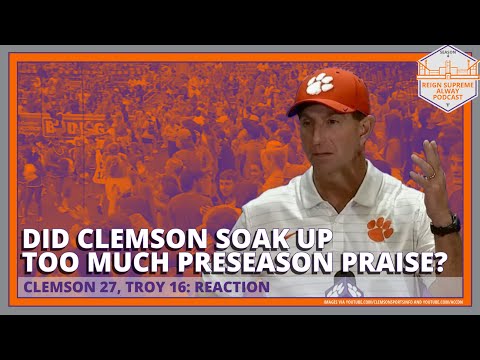 Clemson 27, Troy 16: Tigers offense still sputtering