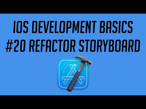 iOS Development, #20: Refactor to Storyboard