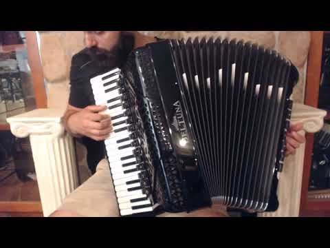 BELTSPIRVDFBK - Black Beltuna Spirit V Classic Piano Accordion Dual Face LMMMH 41 120 $15999
