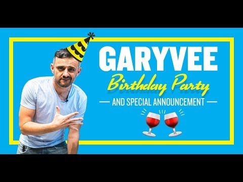 &#x202a;GaryVee Birthday Live Stream 🎉🎂🎉&#x202c;&rlm;