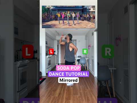 Saja Boys - Soda Pop DANCE TUTORIAL MIRRORED #kpop #kpopdemonhunters #dance #tutorial #trend