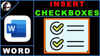 How to Insert Checkbox in Word | Microsoft Word