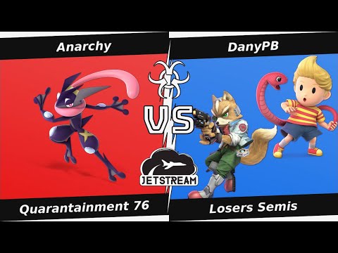 Quarantainment 76 Losers Semis - Anarchy (Greninja) Vs DanyPB (Lucas, Fox) - SSBU