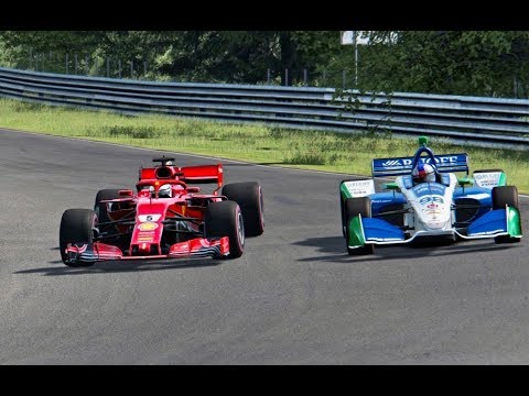 Ferrari F1 2018 vs IndyCar 2018 - Nordschleife