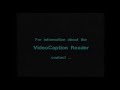 Closed Captions Screens 1995 1996 UK