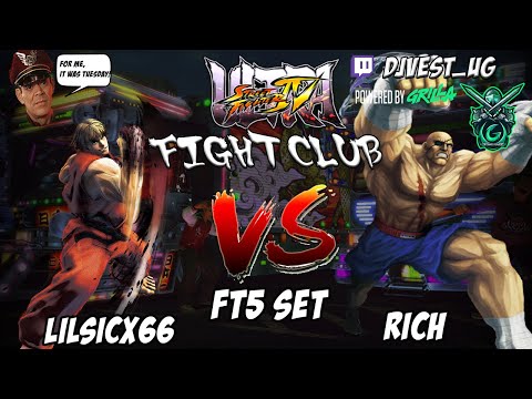USF4 Fight Club Exhibition Series - lilsicx66 VS Rich FT5 Set