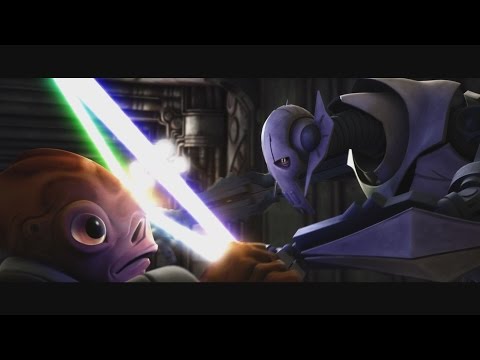 Star Wars: The Clone Wars - Nahdar Vebb vs. General Grievous [1080p]