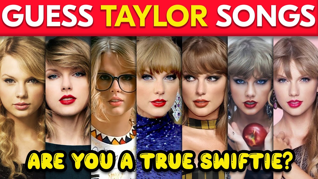 Guess Taylor Swift Songs - Are You a True Swifties? | Music Quiz