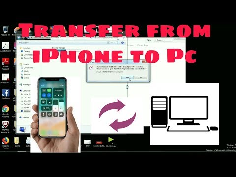 How to transfer images or videos from iPhone to PC | Hindi