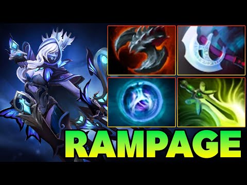Rampage Drow Ranger Epic Comeback ! Dota 2 Drow Ranger Gameplay Build Carry Safelane 7.40