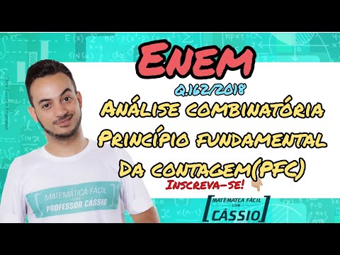 Questão 162 ENEM 2018: Análise Combinatória- Princípio Fundamental da Contagem(PFC)