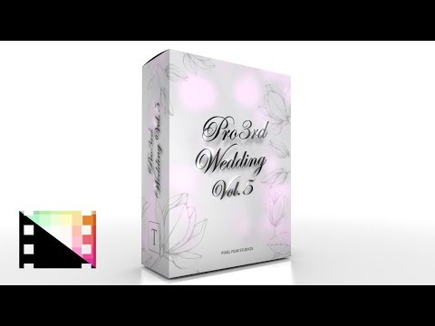 Pro3rd Wedding Vol 5 - Wedding Themed Lower Thirds for FCPX - Pixel Film Studios