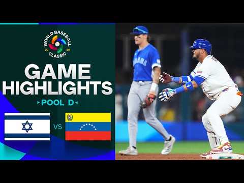 Israel vs. Venezuela 2026 World Baseball Classic | Game Highlights