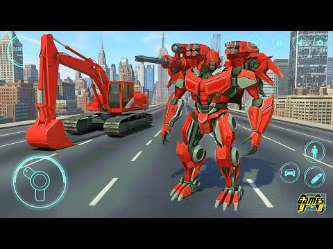 Excavator Robot transformers: Mech Multiple Transform Game Part 14 - Android Gameplay