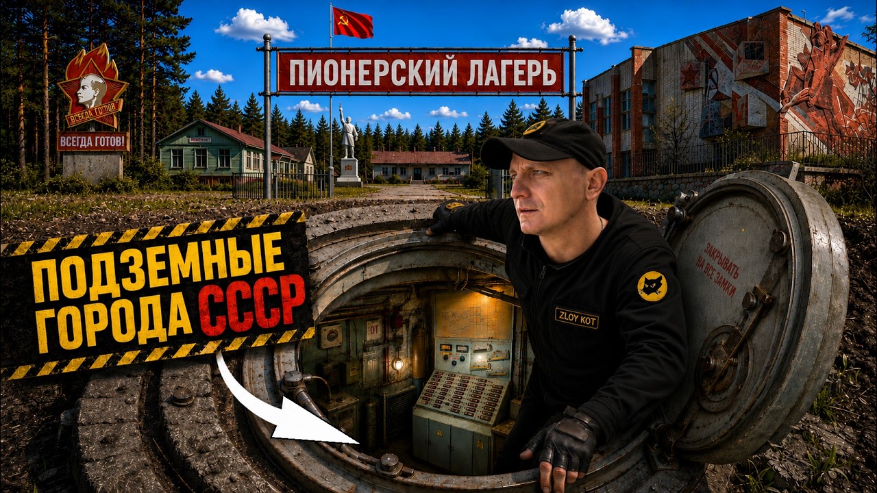 Мы нашли ПОДЗЕМНЫЙ ГОРОД СССР под бункером КГБ! Такого никто не ожидал