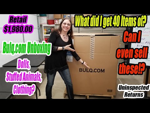 Bulq.com Pallet Unboxing - I got 40 of these!!! What are they? Will they Sell? Retail $1,980
