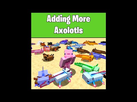 Adding More Axolotls Minecraft #Shorts