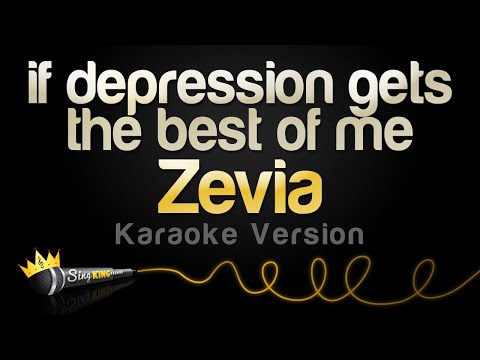 Zevia - if depression gets the best of me (Karaoke Version)