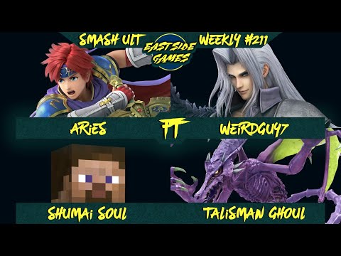ESG Smash Ultimate Weekly #211 ft. Aries, WeirdGuy7, Shumai Soul, Talisman Ghoul