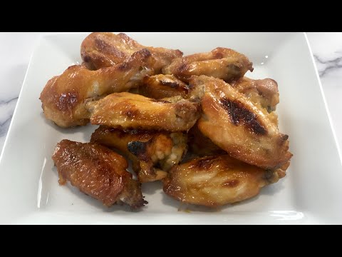 BAKED HONEY MUSTARD CHICKEN WINGS RECIPE I Subtitulos en Espanol