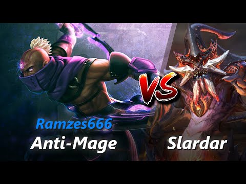 How to Anti-Mage safelane vs Slardar/Tiny (feat. Ramzes666) | First 10 minutes