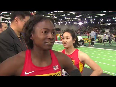 IAAF WIC Portland 2016 - Tori BOWIE USA 60m W ROUND 1