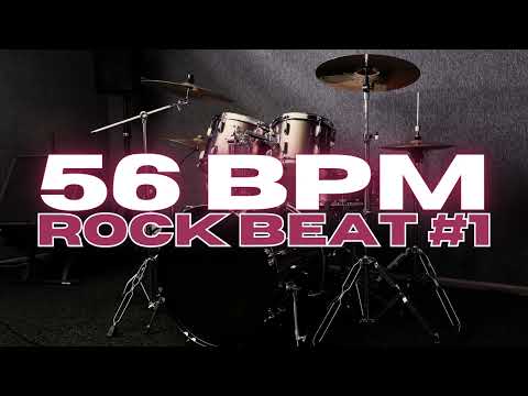 56 BPM - Rock Drum Beat - Loop 1