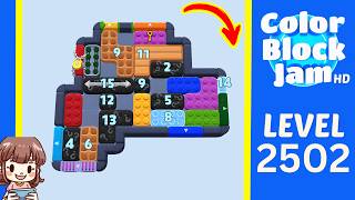 Solution du Niveau 2502 de Color Block Jam