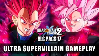 *NEW* DLC 17 Official Ultra Supervillain Vegeta & Goku Black Gameplay! - Dragon Ball Xenoverse 2