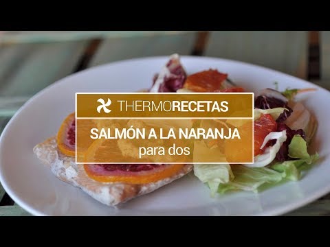 Salmón a la naranja para dos
