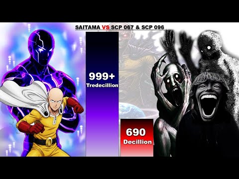 SAITAMA VS SCP 067 & SCP 096 All FORM POWER LEVELS